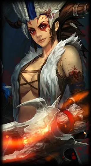 Shyvana s kostěnými pařáty