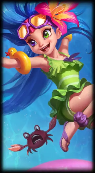 Zoe la piscină